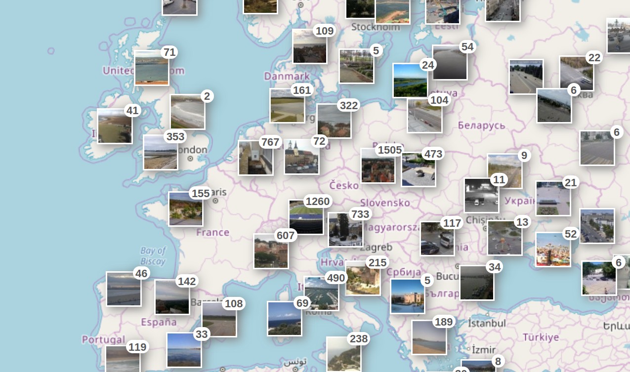 Kamery w Europie