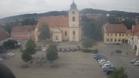 Týn nad Vltavou - Náměstí Míru, Vltavu