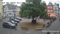 Wetzlar - Domplatz, Schillerplatz, Panorama