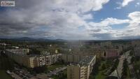 Kościół, panorama miasta