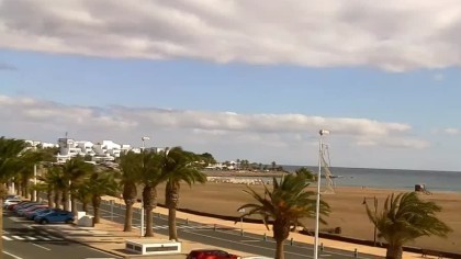 Desalentar Bebida Viento Lanzarote - Puerto del Carmen - Los Pocillos Beach, Canary Islands - Webcams