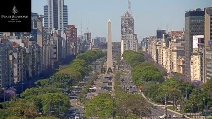 Buenos Aires - Avenida 9 de Julio, Argentyna - kamery ...