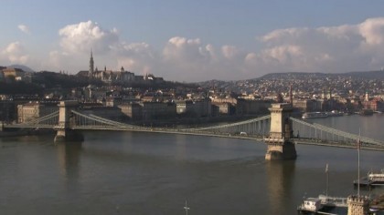 Budapest - Széchenyi Chain Bridge, Buda Castle - Hungary