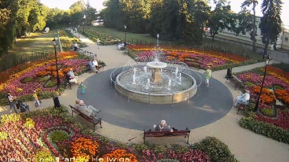 Partery Hellwiga - Fontanna, Ciechocinek - kamery internetowe, webcams