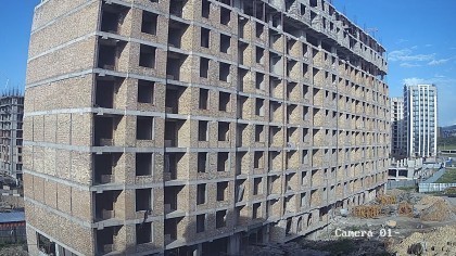 吉尔吉斯斯坦比什凯克建筑工地