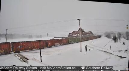McAdam - Railway station, Canada - Webcams