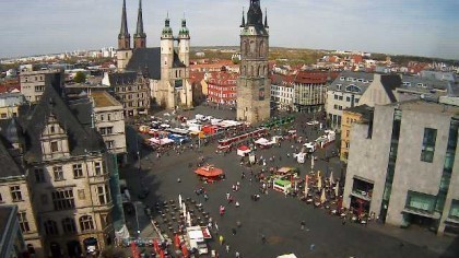 Halle Marktplatz Deutschland Webcams Halle Marktplatz Deutschland Webcams