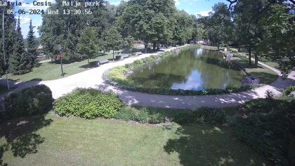 Cēsis - Rožu laukums, Vienības laukums, Latvia - Webcams