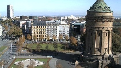Mannheim - Friedrichsplatz - Wasserturm, Deutschland - Webcams