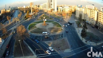 Santiago Plaza Baquedano Chile Webcams